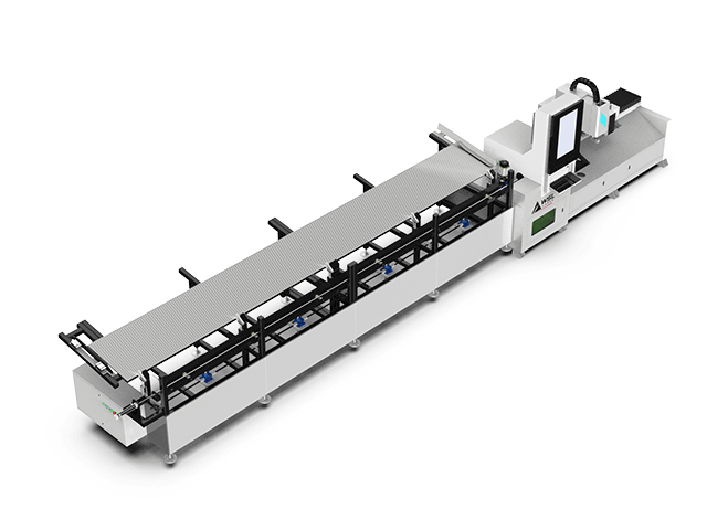 Machine de découpe laser de tubes légère à deux mandrins