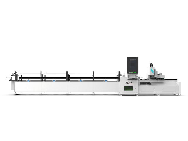 Machine de découpe laser de tubes légère à deux mandrins